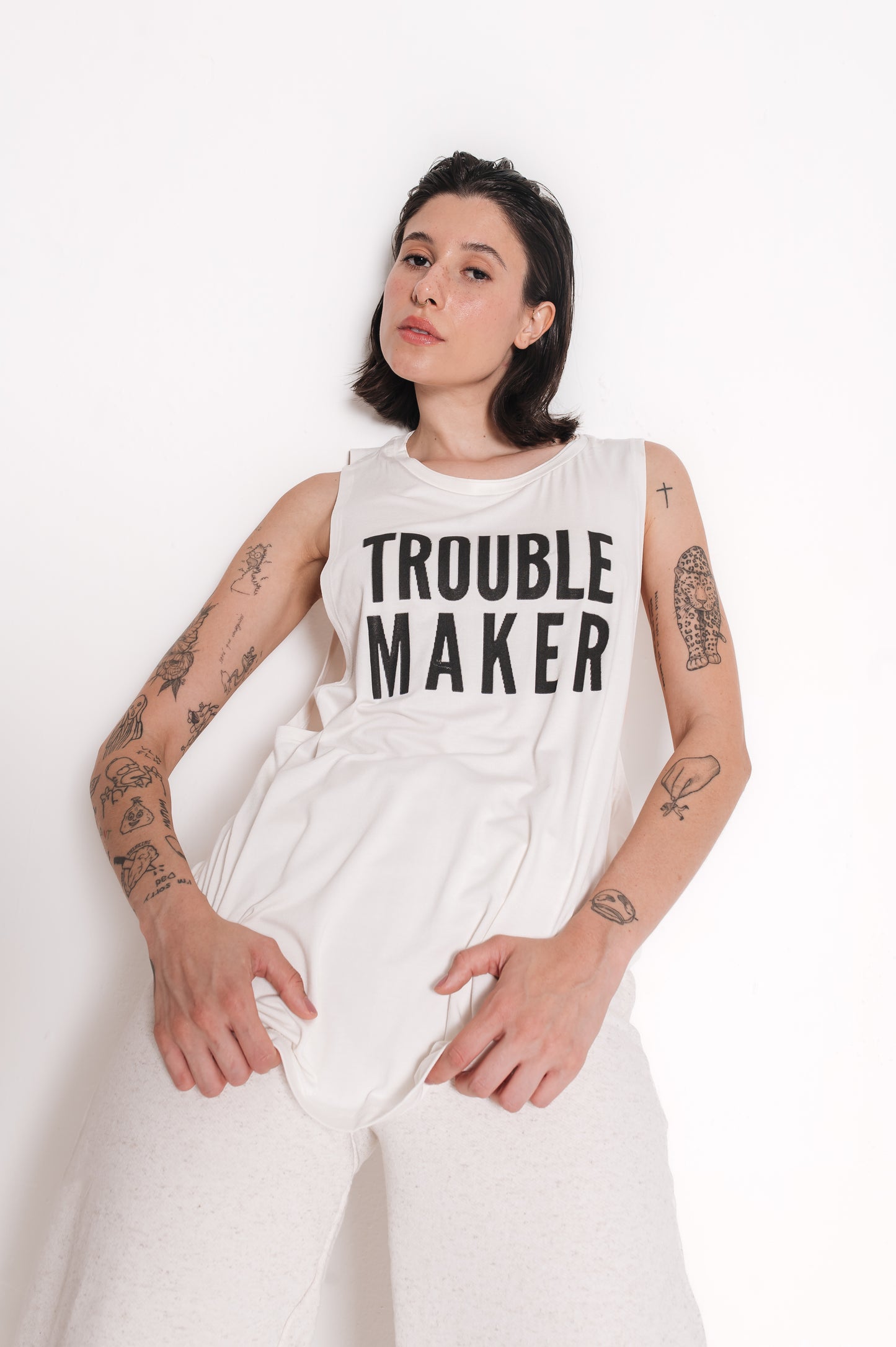TROUBLE MAKER TANK TOP