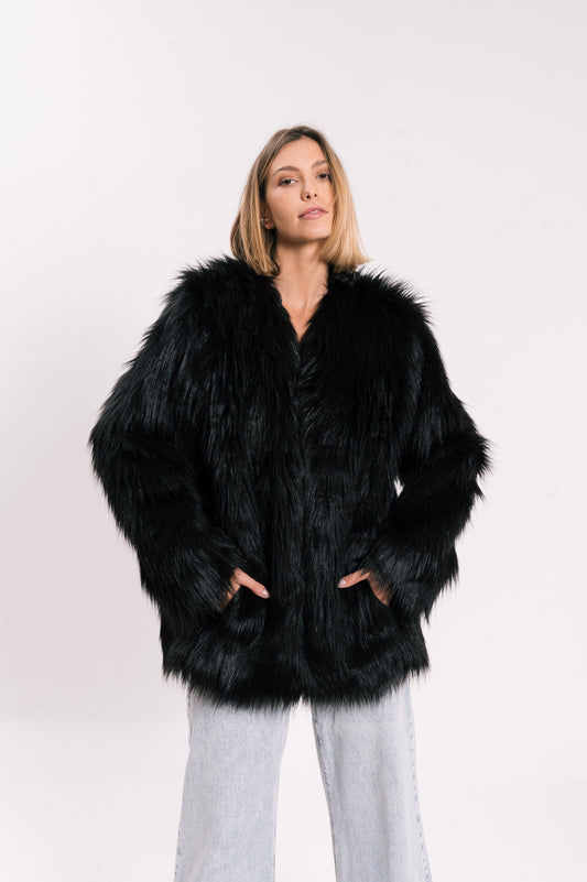 Black Fur Coat